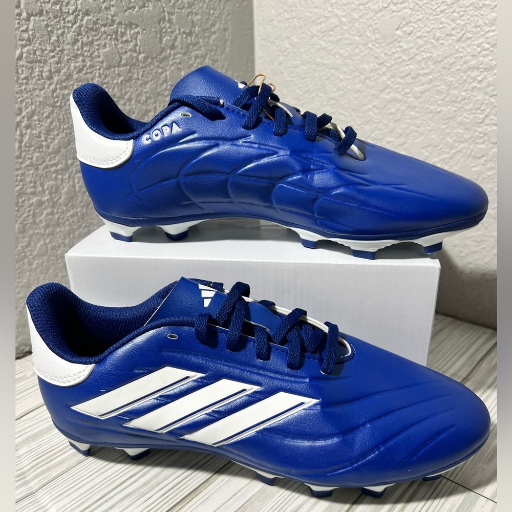 Adidas Copa Pure 2.4 FxG Soccer Cleats blue unisex size Men's 6/Women's 7